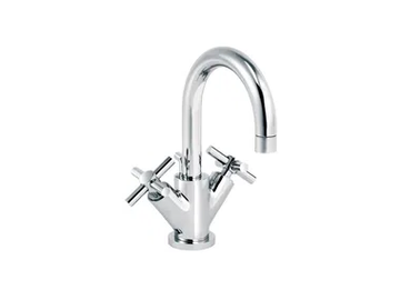 SULLY - Countertop 1 hole washbasin mixer with automatic pop-up waste by RVB