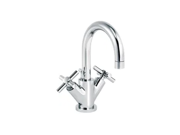 SULLY - Countertop 1 hole washbasin mixer with automatic pop-up waste by RVB