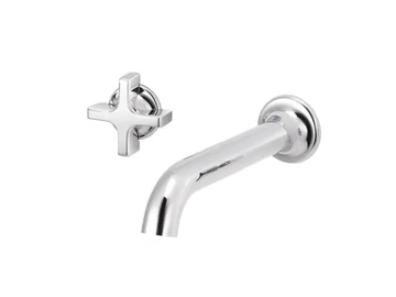 TIMES - 2 hole wall-mounted washbasin mixer by RVB