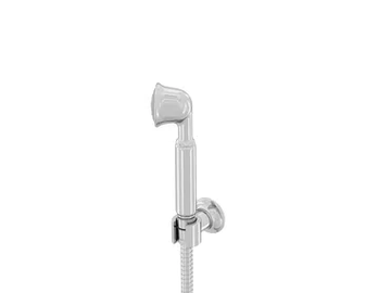 TIMES - Wall-mounted chromed brass handshower with hose for shower by RVB