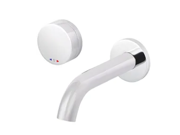 TUNE - 2 hole wall-mounted washbasin mixer by RVB