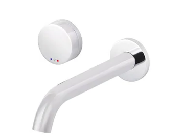 TUNE - 2 hole wall-mounted washbasin mixer by RVB