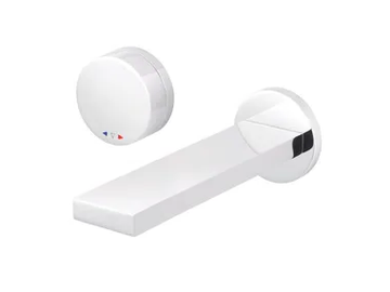 TUNE - 2 hole wall-mounted washbasin mixer by RVB
