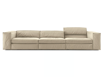 UP - 3 seater fabric sofa by Saba Italia