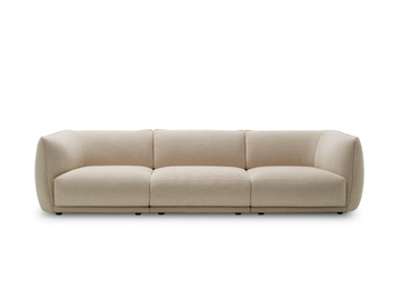 VELA PIPING - Sectional fabric sofa by Saba Italia