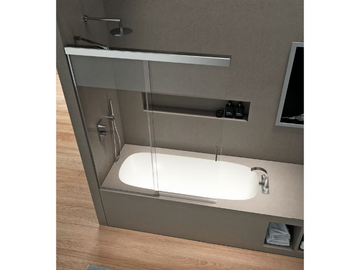 GOCCIA50 - Sliding glass bathtub wall panel _ saint-gobain by Saint Gobain