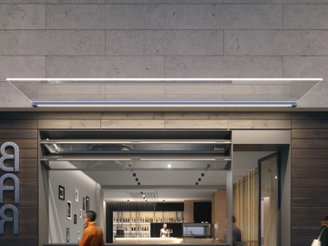 LUMIA - Modular glass door canopy _ saint-gobain by Saint Gobain