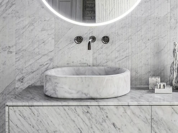 BALNEA - Countertop marble washbasin by Salvatori