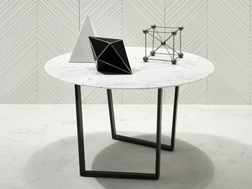 DRITTO - Round marble coffee table by Salvatori