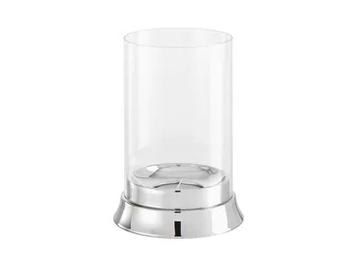 BAMBO - Crystal candle holder by Sambonet
