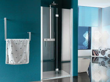 ALTER - Niche shower cabin with tray with folding door by Samo