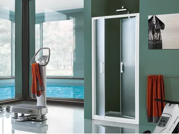 CEE ART - Niche tempered glass shower cabin with pivot door by Samo