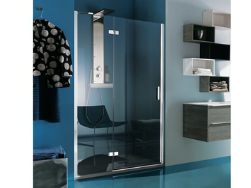 GRAND POLARIS - Niche rectangular shower cabin with hinged door by Samo