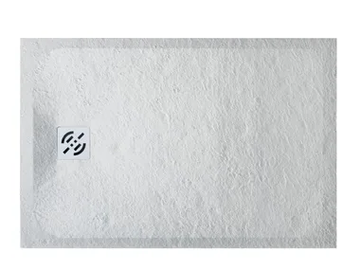STONE - White stone shower tray by Samo