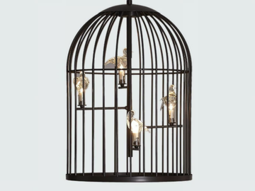 SOLE - Handmade iron outdoor pendant lamp by Samuele Mazza Outdoor