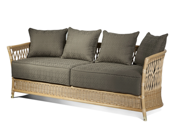 VEGA - Rattan sofa by Samuele Mazza Outdoor