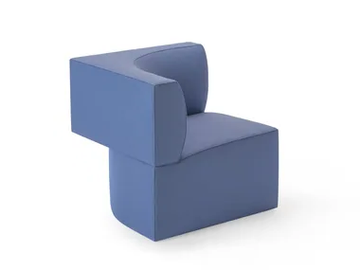 CANTO - Corner fabric armchair by Sancal