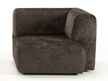 DUO MINI - Corner modular cotton armchair by Sancal