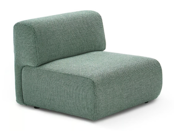 DUO MINI - Modular cotton armchair by Sancal