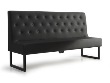 MENÚ - Tufted small sofa with socket by Sancal