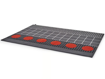 MIND THE GAP - Rectangular wool rug by Sancal