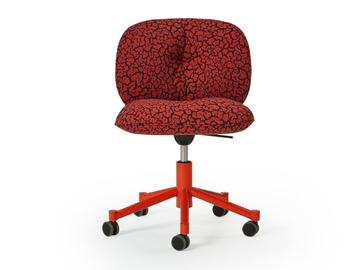 MULLIT - Swivel fabric chair with 5-spoke base by Sancal