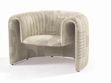REMNANT - Fabric armchair with armrests by Sancal