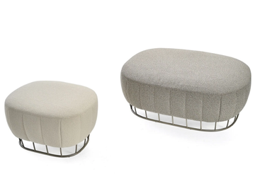 TONELLA - Fabric pouf by Sancal