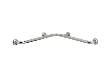 120-NX - Fixed L-shaped stainless steel grab bar by Saniline