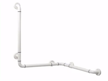 CSMAG-NY - Fixed L-shaped extruded aluminium grab bar by Saniline