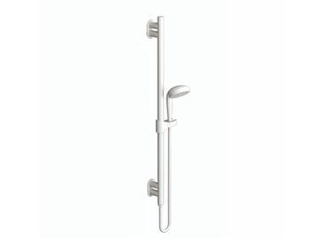 ELEGANCE - Shower wallbar with hand shower by Saniline