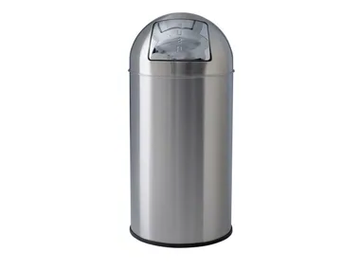 MP861 - Stainless steel Public bathroom waste bin by Saniline