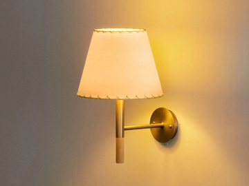 BC2 - LED nickel wall lamp by Santa & Cole