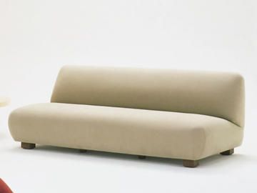 CADAQUÉS - 3 seater fabric sofa by Santa & Cole