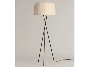 TRÍPODE G5 - LED metal floor lamp with dimmer by Santa & Cole
