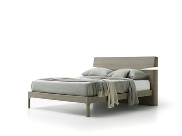 GRECALE - Wooden double bed by Santalucia Mobili