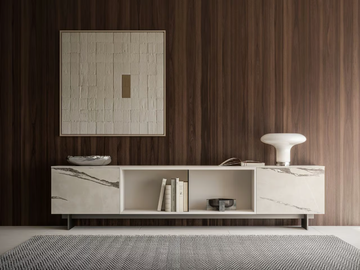 HND076 - Modular wooden sideboard by Santalucia Mobili