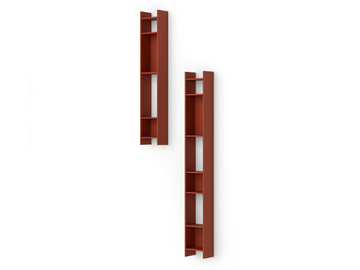 HOMY - Open wooden wall cabinet by Santalucia Mobili