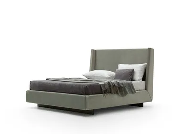 LIBECCIO SOFT - Upholstered double bed by Santalucia Mobili