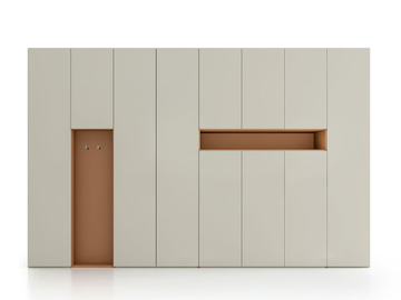 LISCIA HINGED - Sectional wooden wardrobe by Santalucia Mobili
