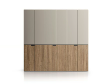 MASTER HINGED - Sectional wooden wardrobe by Santalucia Mobili