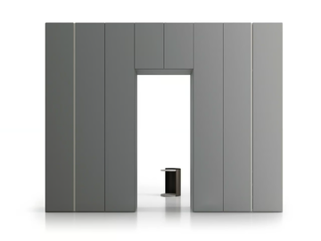 METAL - Sectional wooden wardrobe by Santalucia Mobili
