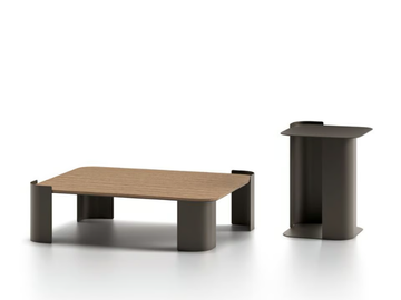 MONET - Square plate coffee table by Santalucia Mobili