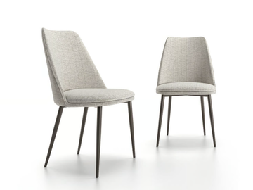 SILO - Fabric chair by Santalucia Mobili