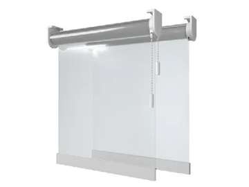 PVC roller blind - Sheer PVC roller blind by Saxun