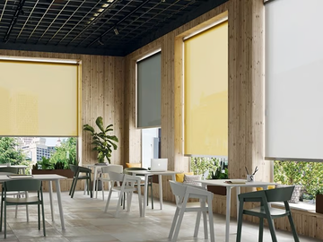 Roller blind - Sun protection fabric roller blind by Saxun