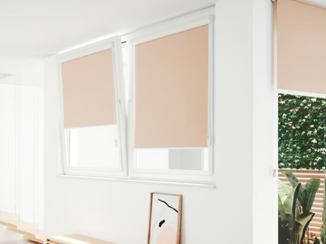 STOR GLASS AVANT - Integrated fabric roller blind by Saxun
