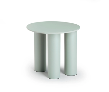HYPPO - Round garden table in laminate with aluminum legs by SCAB DESIGN