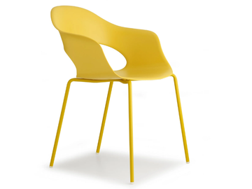 LADY B - Technopolymer chair with armrests by SCAB DESIGN