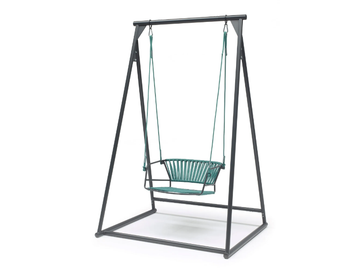 LISA SWING - Freestanding nautical rope garden hanging chair by SCAB DESIGN
